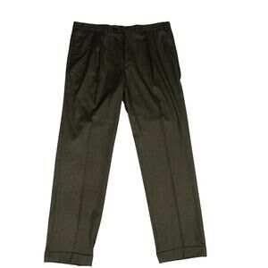 Ralph Lauren Brown Stretch Wrinkle Resistant Dress Pants Check 38 x 32 NWT